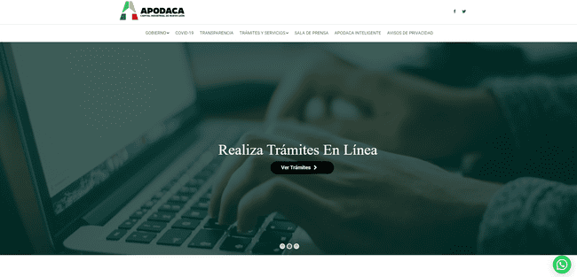 Sitio web de Apodaca, Nuevo León